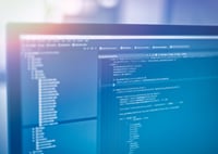 Code in computer screen-1