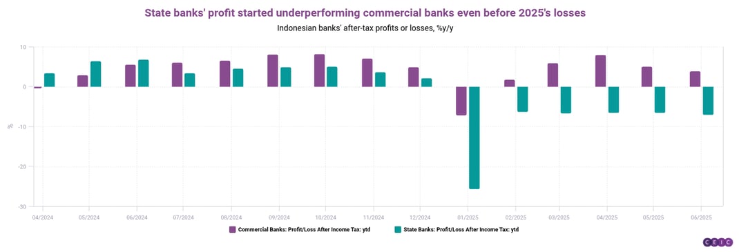 State banks profit started underperforming commercial banks even before 2025s losses